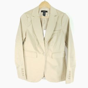 Body By Victoria VS Tan Career Blazer Size 8